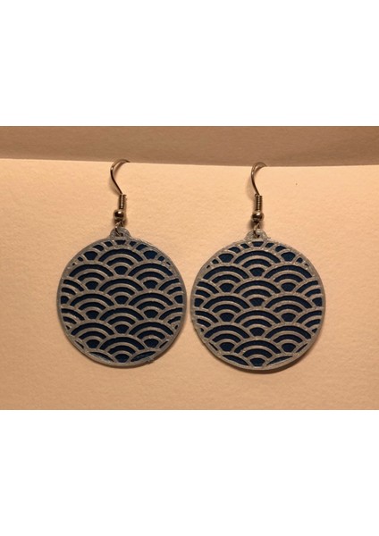 Art Deco Küpeler (Plastik Aparattır!!!) 3D