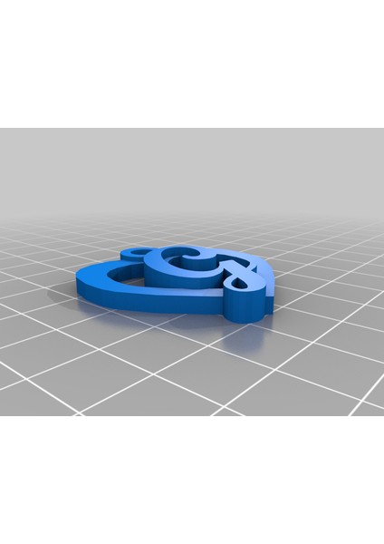 Büyükanne Anahtarlık (Plastik Aparattır!!!) 3D