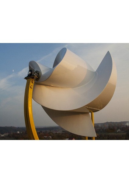 Etkili Rüzgar Türbini (Plastik Aparattır!!!) 3D