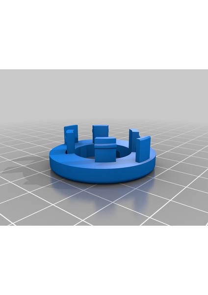 Termostatik Banyo Bataryası Musluğu Kartuş Başlığı Için Parça (Plastik Aparattır!!!) 3D