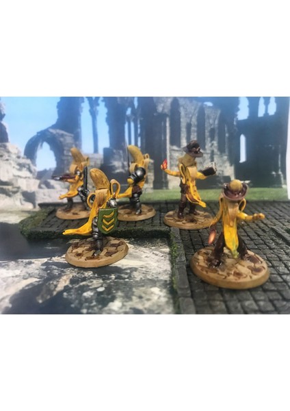 Frostgrave Banana Warband - Eşkıya (Plastik Aparattır!!!) 3D modelleri