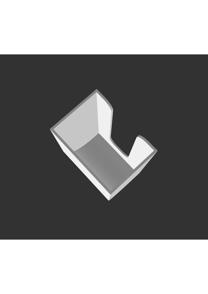 Buz Yapıcı Kepçe Kovası (Sadece Plastik Aparattır!!!) 3D modelleri