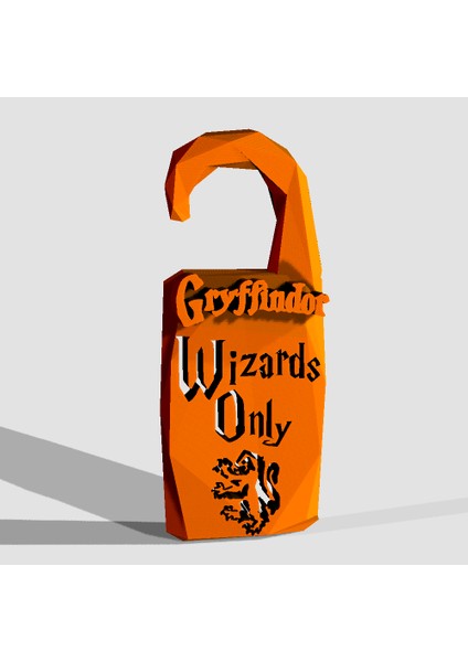 "yalnızca Büyücüler" Gryffindor - Objoy Creation Tarafından (Plastik Aparattır!!!) 3D