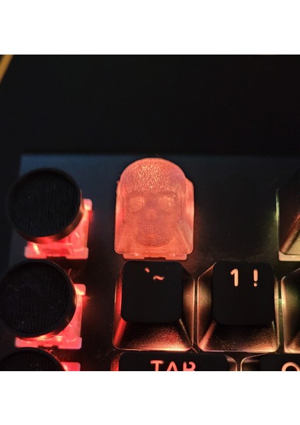 Insan Kafatası Klavye Tuşu (Plastik Aparattır!!!) 3D modelleri