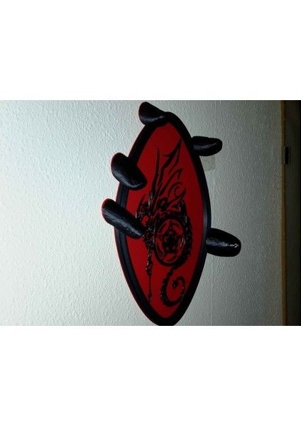 El ve Sihirli Ejderha Pentagram Sembolü (Sadece Plastik Aparattır!!!) 3D fiyatları