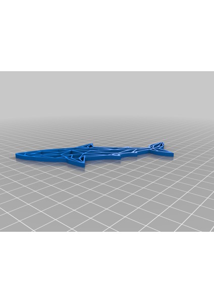 Köpekbalığı Iı Duvar Heykeli 2d (Plastik Aparattır!!!) 3D modelleri