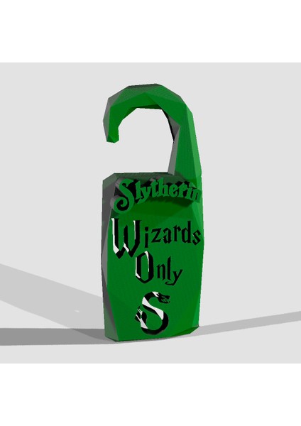 "yalnızca Büyücüler" Slytherin - Objoy Creation Tarafından (Plastik Aparattır!!!) 3D