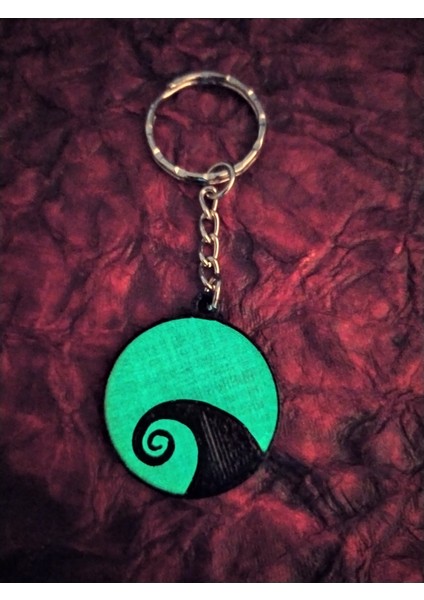 Noel Öncesi Kabus Spiral Hill Anahtarlık (Plastik Aparattır!!!) 3D