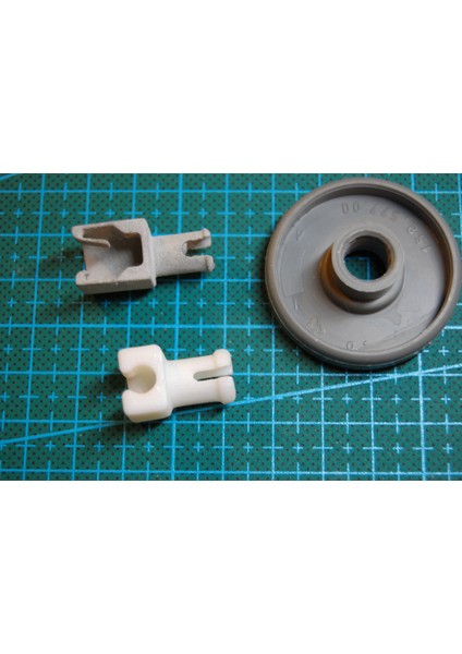Bulaşık Makinesi Tekerlek Klipsleri (Plastik Aparattır!!!) 3D