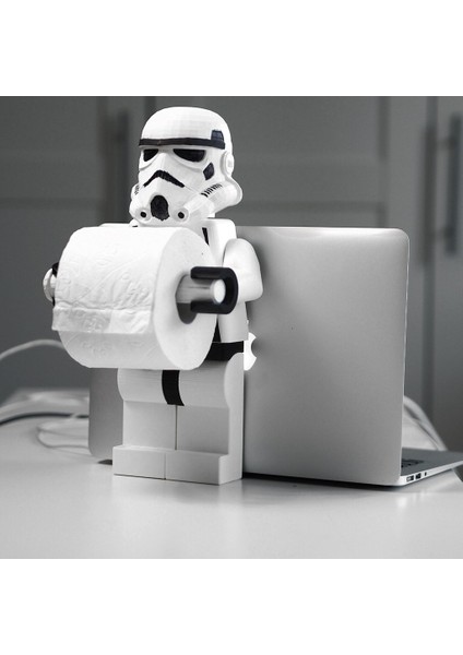 Stormtrooper LEGO Tuvalet Kağıdı Tutucusu (Plastik Aparattır!!!) 3D