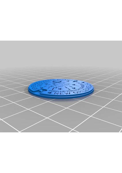 New Orleans Kanalizasyon ve Su Kurumu Hilal Kutusu Su Sayacı Ay ve Yıldızlar (Plastik Aparattır!!!) 3D modelleri