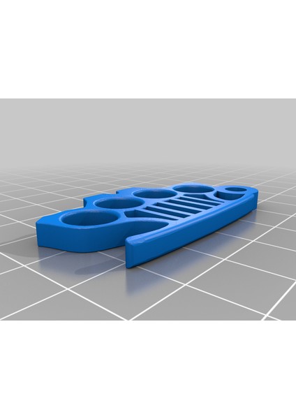 Muşta Anahtarlık (Plastik Aparattır!!!) 3D