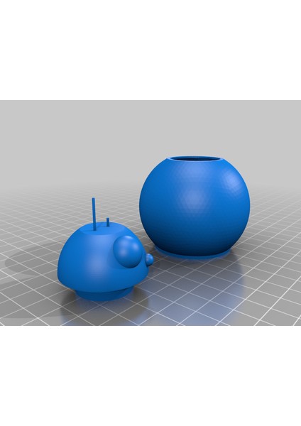 Bb-8 Kurabiye Kavanozu (Sadece Plastik Aparattır!!!) 3D