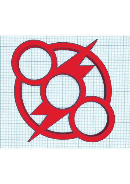 Flash Fidget Spinner (Plastik Aparattır!!!) 3D