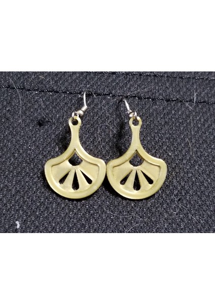 Art Deco Hayran Küpesi (Plastik Aparattır!!!) 3D