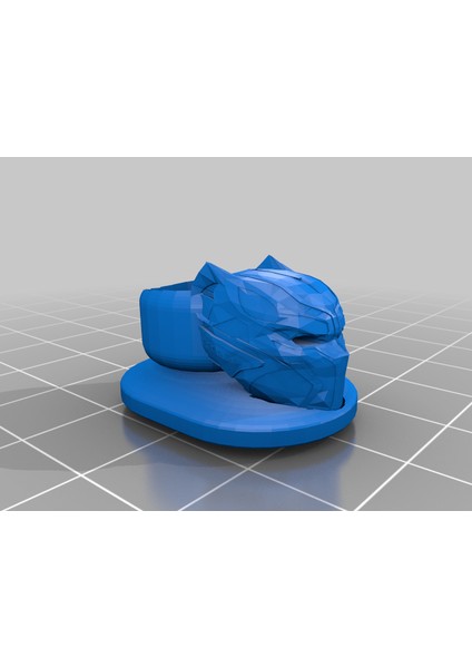 Kara Panter Yüzüğü (Plastik Aparattır!!!) 3D