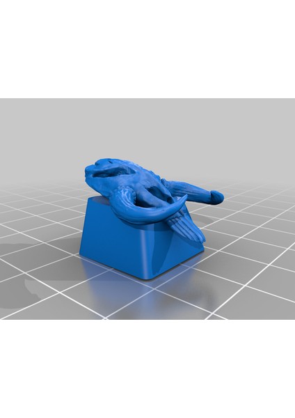 Mandaloryalı Kafatası Klavye Tuşu (Plastik Aparattır!!!) 3D fiyatları