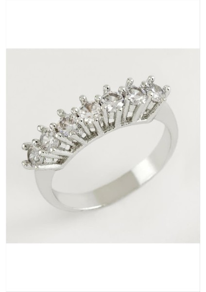 Zirkon Yedi Taşlı Yüzük modelleri