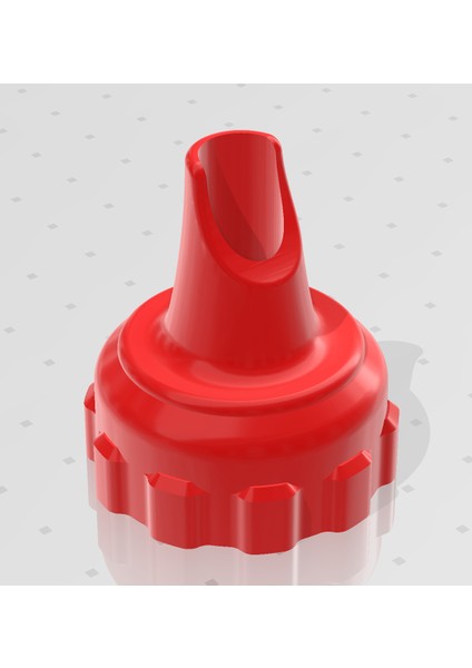 Plastik Şişe Kapağı Spout - Plastik Şişe Için Terleme Çıkışı (Plastik Aparattır!!!) 3D