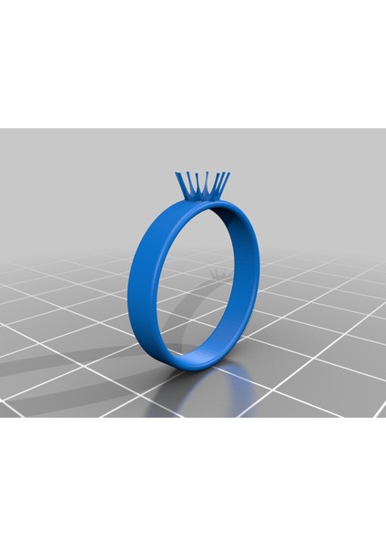 Tektaş Nişan Yüzüğü (Plastik Aparattır!!!) 3D fiyatları