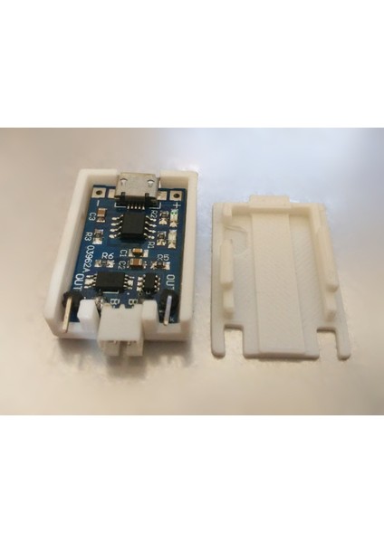 TP4056 Lipo Şarj Cihazı Muhafazası (Plastik Aparattır!!!) 3D