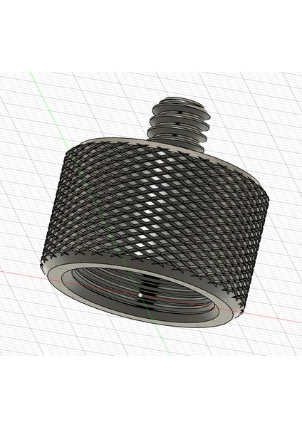 5/8" Ila 1/4" Mikrofondan Fotoğraf Yardımcı Programlarına Adaptör (Plastik Aparattır!!!) 3D
