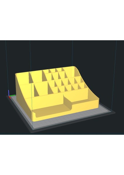 Makyaj Masası Düzenli Tepsi (Sadece Plastik Aparattır!!!) 3D