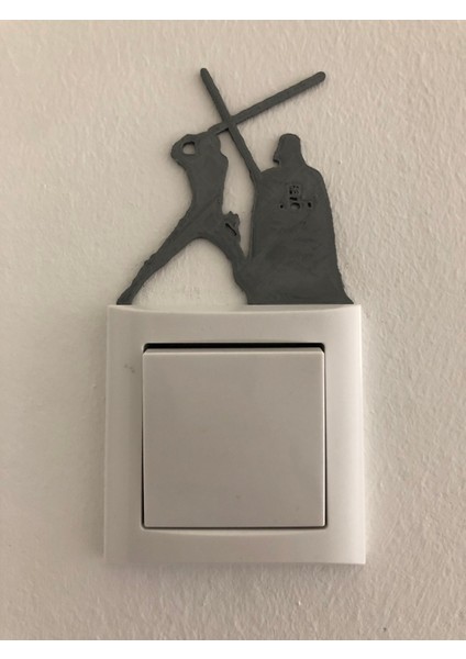 Aydınlık ve Karanlık Taraf - Vader ve Luke - Tepesi Değiştir (Plastik Aparattır!!!) 3D