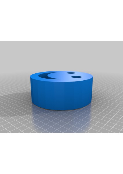 Gülen Yüz Madeni Para (Plastik Aparattır!!!) 3D