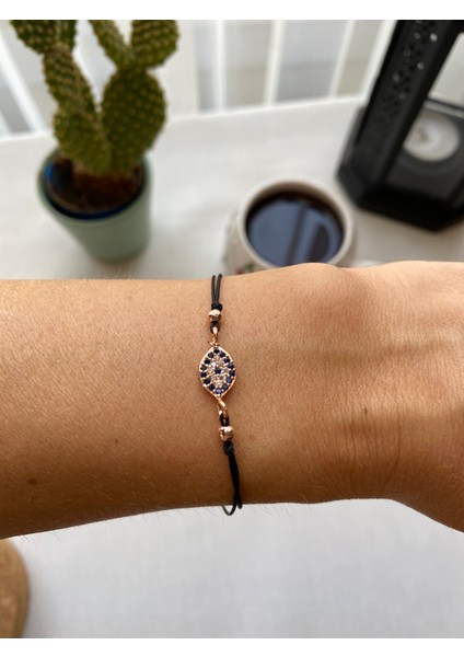 Siyah Renk Zirkon Taş Detaylı Çelik Xupıng VİP İp Bileklik fiyatları