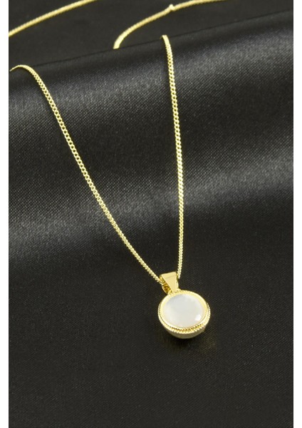 Cam Taş Lüks Çelik Kolye fiyatları