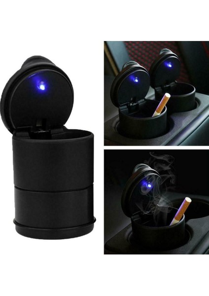 Veıcolı E-Kangoo N1 Araca Uygun Işıklı Küllük Işıklı Kapaklı Araba Küllüğü Oto Küllük- Numaratör Hediyeli fiyatları