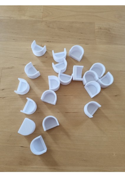 Ikea Eket Raflar Arka Klip Kapak Beyaz (Plastik Aparattır!!!) 3D fırsatları