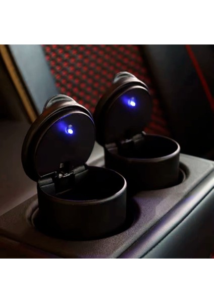 Hyundaı Kona 1.0 Style Araca Uygun Işıklı Küllük Işıklı Kapaklı Araba Küllüğü Oto Küllük- Numaratör Hediyeli