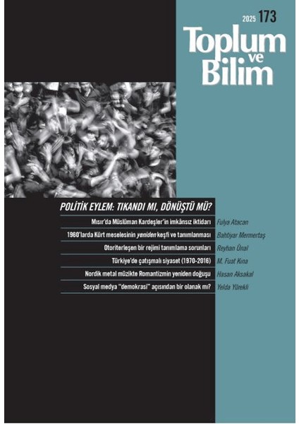 Toplum ve Bilim Sayı: 173