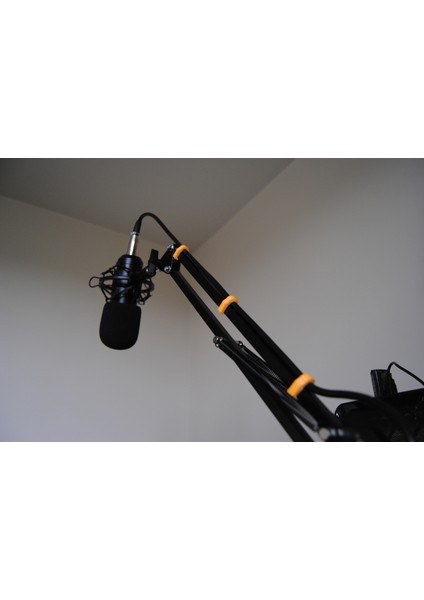 Masaüstü Mikrofon Şok Montaj Parçaları Için Xlr Kablo Klipsi (Plastik Aparattır!!!) 3D