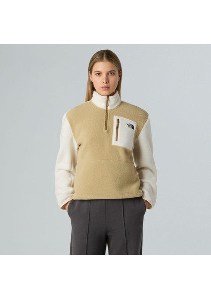 W Yumıorı 1/4 Zıp Kadın Sweatshirt NF0A8E893CG1 modelleri