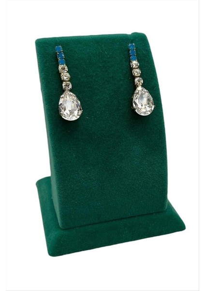 Anfora Kumaş Kaplamalı Küçük Küpe Standı