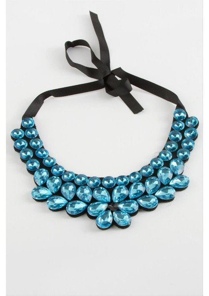 Papatya Taşlı Yaka Kolye modelleri