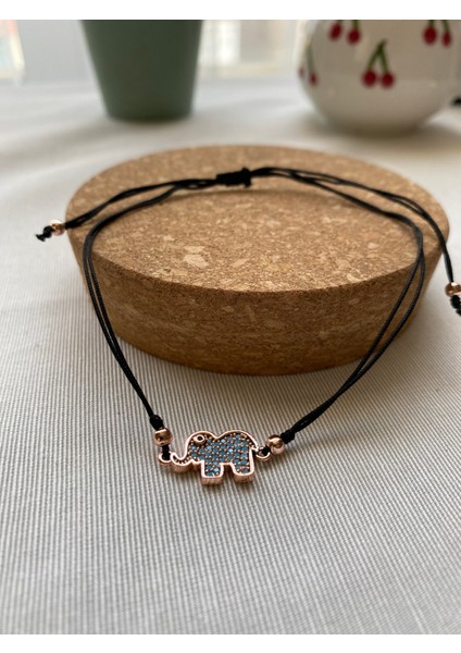 Siyah Renk Zirkon Taş Detaylı Çelik Xupıng VİP İp Bileklik modelleri