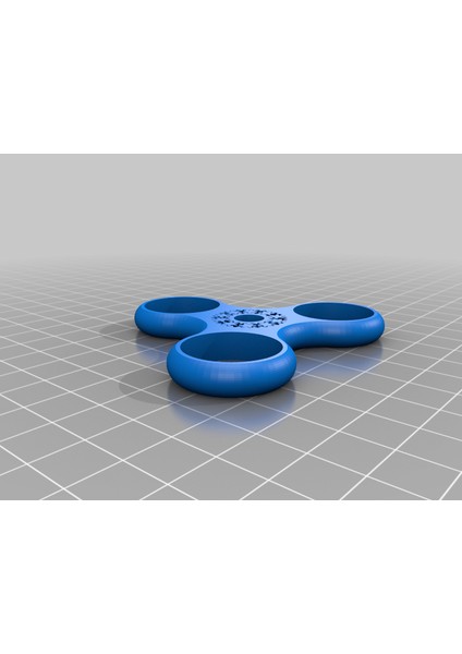 Dişli Taşıyan Fidget Spinner (Plastik Aparattır!!!) 3D