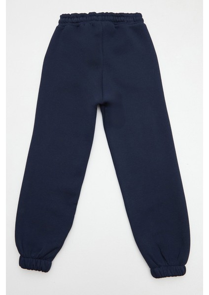 3 Iplik Yazı Baskılı Kız Çocuk Jogger Eşofman Altı fırsatları