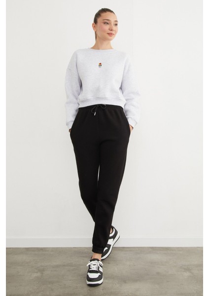 3 Iplik Bağlamalı Cepli Jogger Eşofman Altı