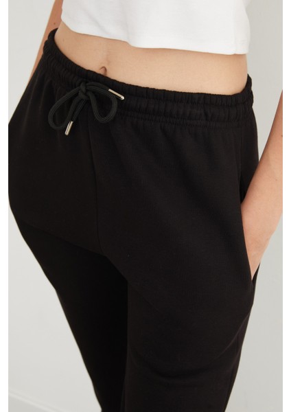 3 Iplik Bağlamalı Cepli Jogger Eşofman Altı