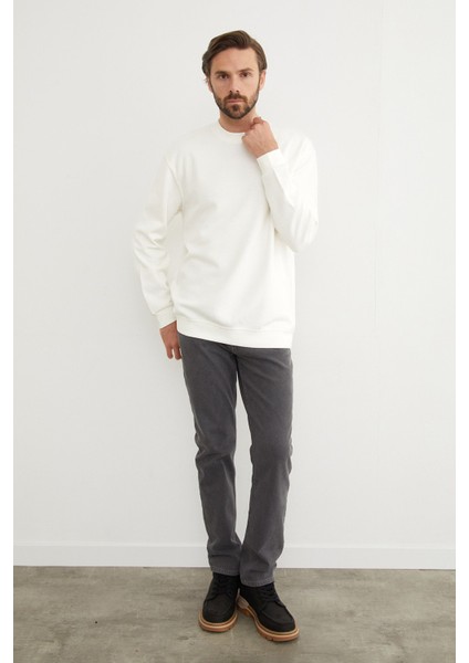 Original Raw Kabartma Baskılı Sweatshirt modelleri