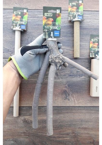 Venty 4'lü Doğal ve Kumlu Papağan Tüneği | Sultan, Monk, Muhabbet, Forpus, Lori, Konur, Cennet, Sevda, Kakariki - M611 modelleri