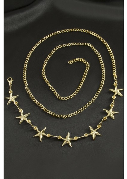 Deniz Yıldızı Metal Zincir Kemer modelleri