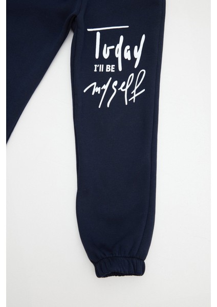 3 Iplik Yazı Baskılı Kız Çocuk Eşofman Altı fiyatları