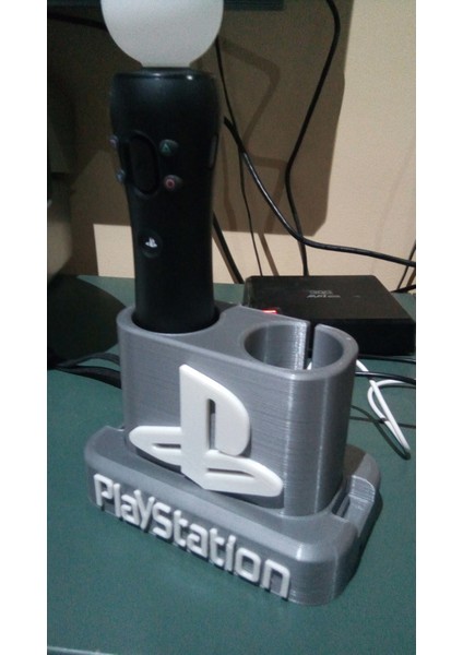 Playstation Move/dualshock Dock Logolu (Plastik Aparattır!!!) 3D