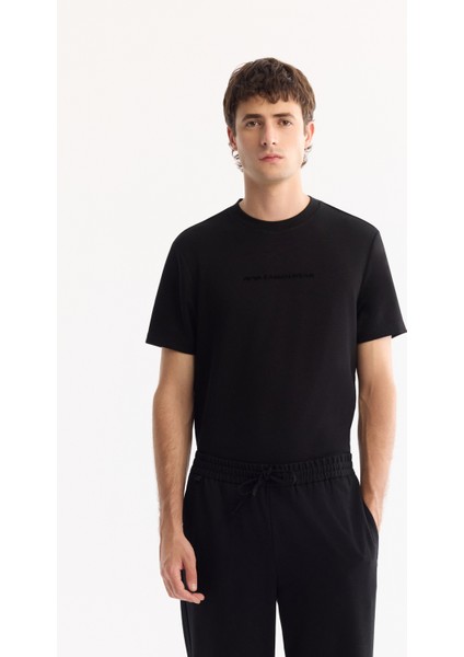 Erkek Siyah Beli Lastikli Bağcıklı Relaxed Fit Jogger Pantolon A52Y3041 fiyatları
